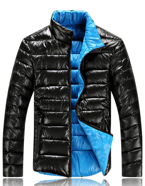 Unisex Colorful Lapel Thick Slim Winter Coat Jacket - Winter Clothes