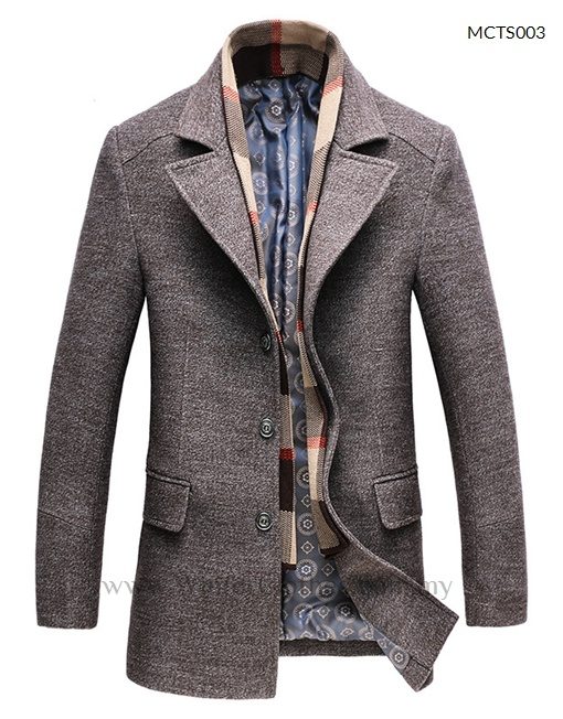 Smart Casual Winter Trench Coat for Men - Winter Clothes