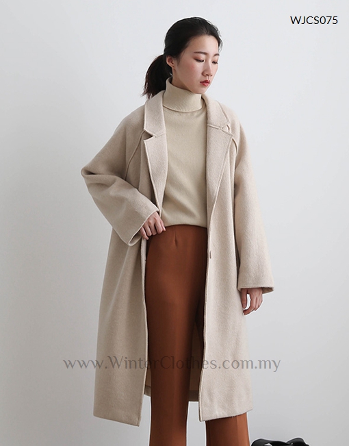 Winter Cotton Padded Long Trench Coat for Women - Winter Clothes